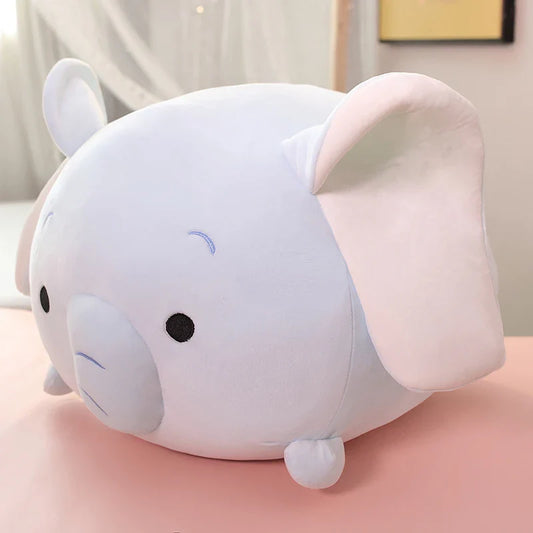 Squishmallow Peluche Éléphant Bleu