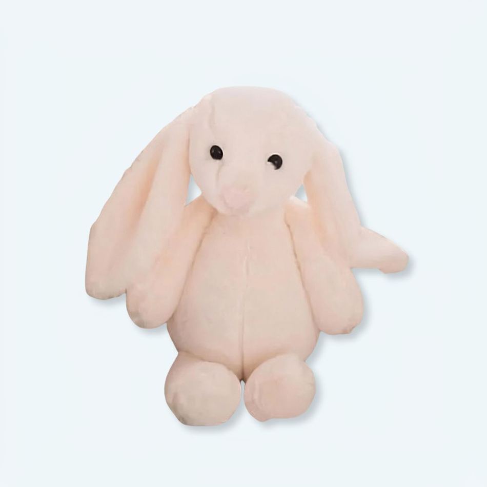 Peluche lapin blanc doux pour enfant Hiver Kawaii