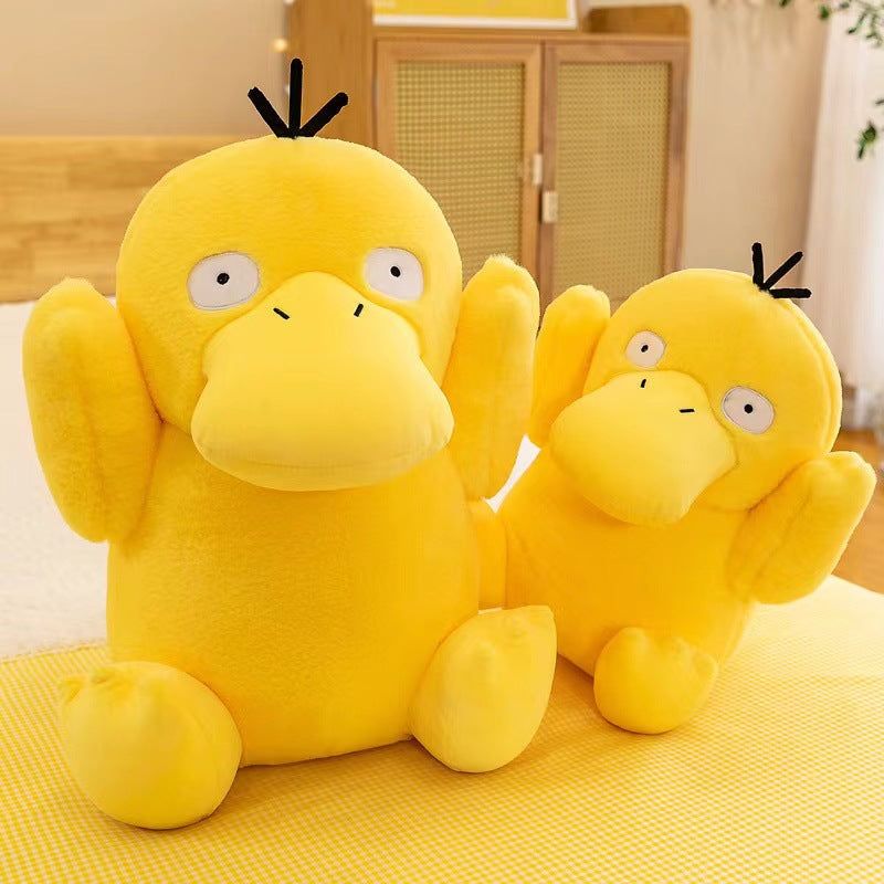 Peluche Psykokwak Pokémon Jaune - Bizarrement Attachant