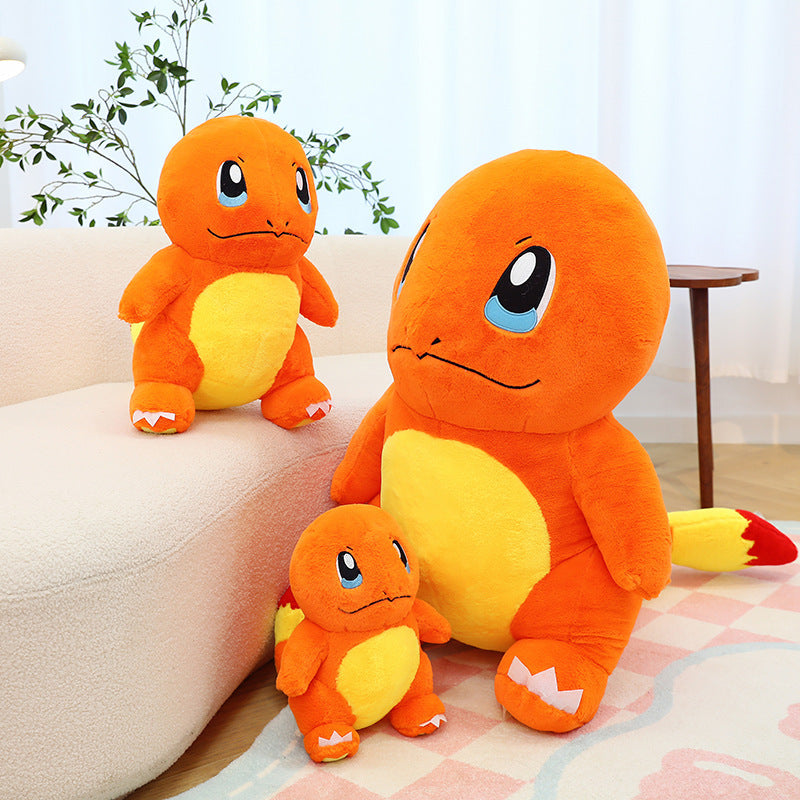 Peluche Salamèche Pokémon - Orange Feu Étincelant
