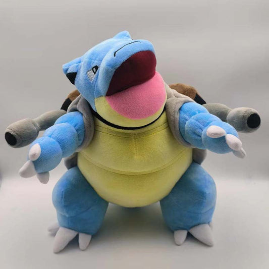 Peluche Tortank - Pokémon Carapace Blindée et Double Canon