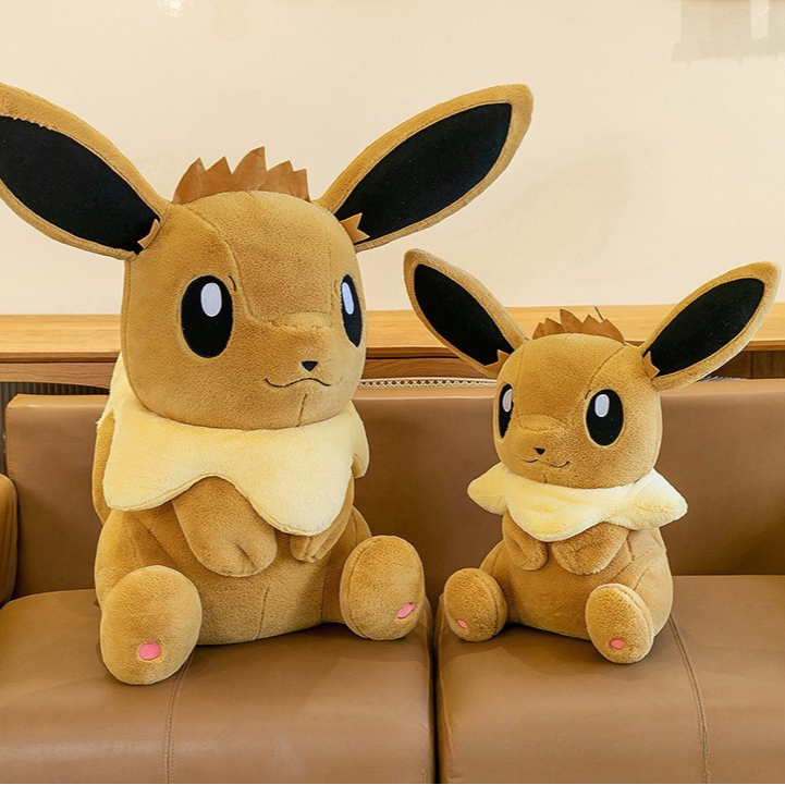 Peluche Évoli Pokémon - Assise toute douce