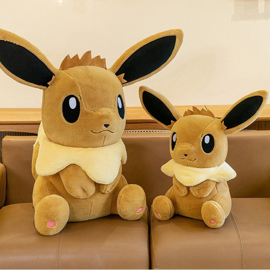 Peluche Évoli Pokémon - Assise toute douce