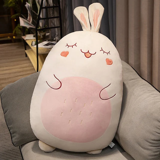 Peluche Lapin Squishmallow Blanc Grandes Oreilles
