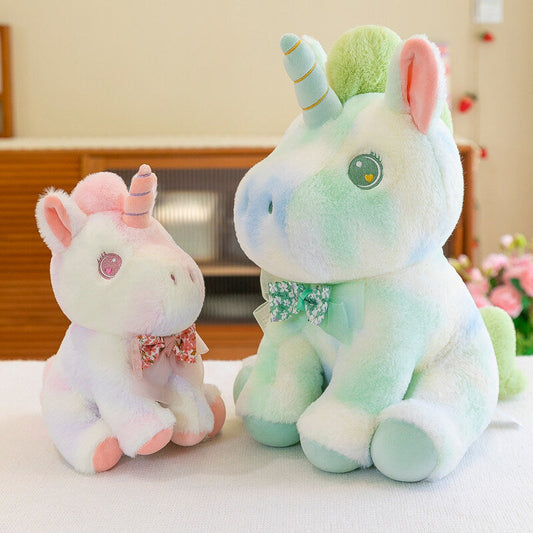 Peluche Licorne Douce Pastel Arc-en-ciel