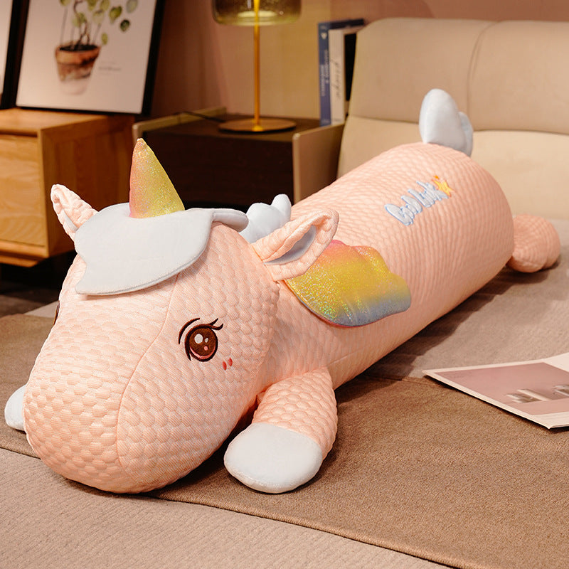 Coussin Peluche Licorne Géante en Peluche Douce