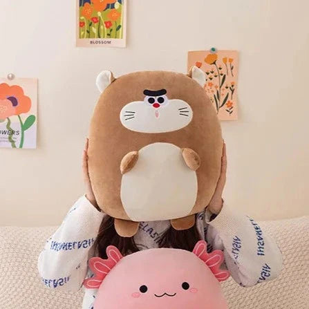 Squishmallow Castor Grognon
