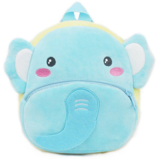 L'éléphant joyeux - sac à dos pelucheux