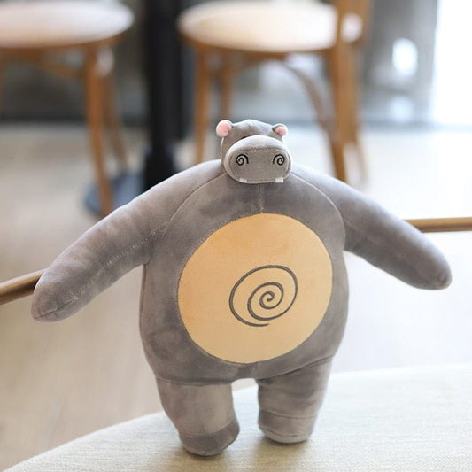 Bodybuildé Hippopotame - Peluche pour bébé