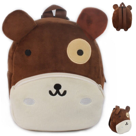 L'ours à monocle - la peluche sac à dos
