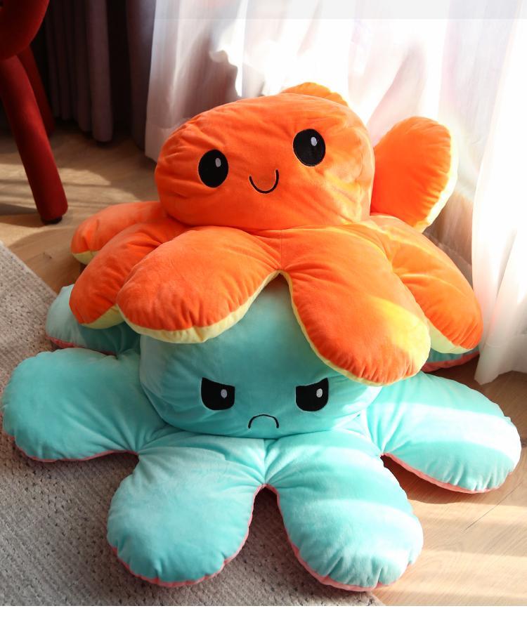 La Pieuvre Géante - Peluche Réversible