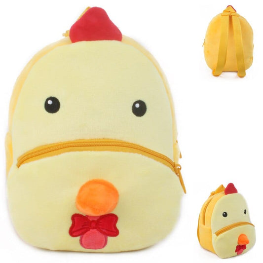 La poule de basse-cour - sac à dos en peluche de luxe