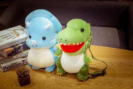 Le bébé dinosaure - Sac à dos peluche dinosaure