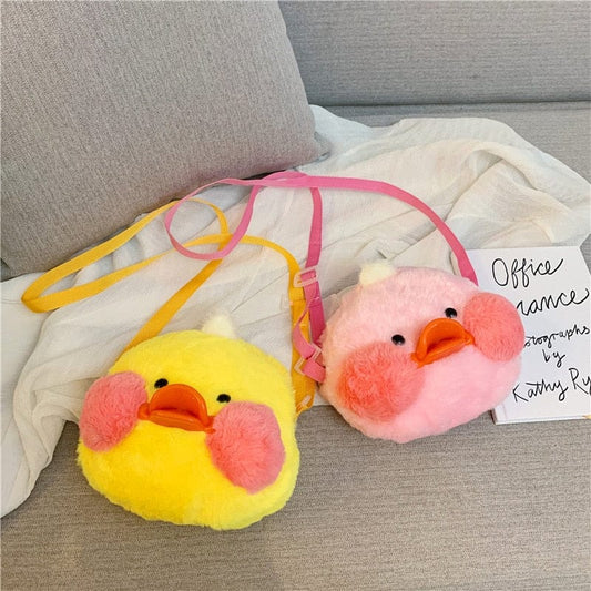 Le Poussin de Compagnie - Sac à Bandoulière en Peluche Fun