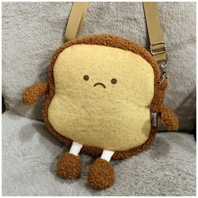 Le Toast - Sac Bandoulière en Peluche