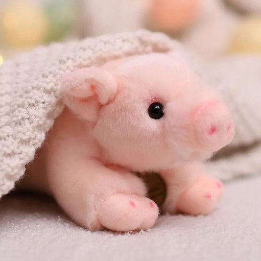 Peluche cochon ultra réaliste et ultra douce