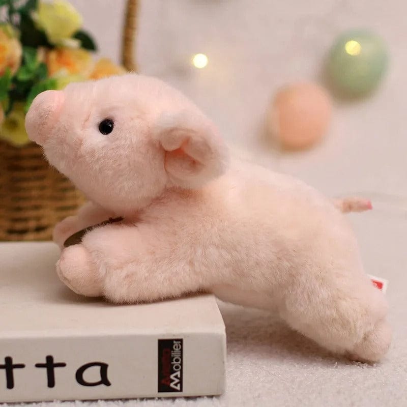 Peluche cochon ultra réaliste et ultra douce