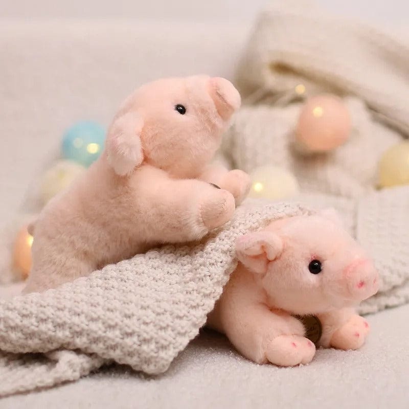 Peluche cochon ultra réaliste et ultra douce