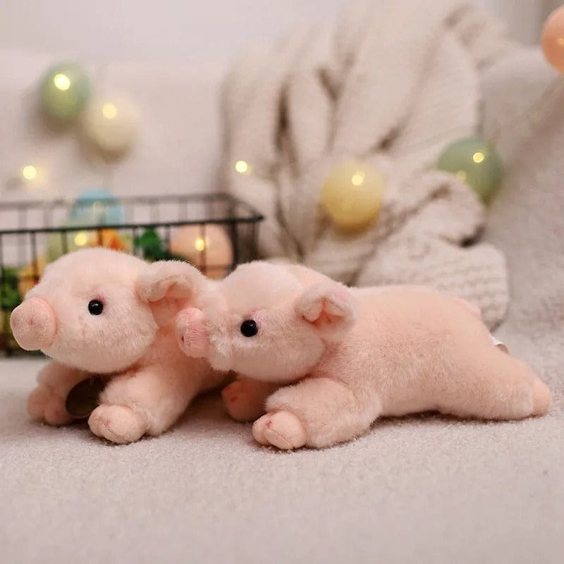 Peluche cochon ultra réaliste et ultra douce