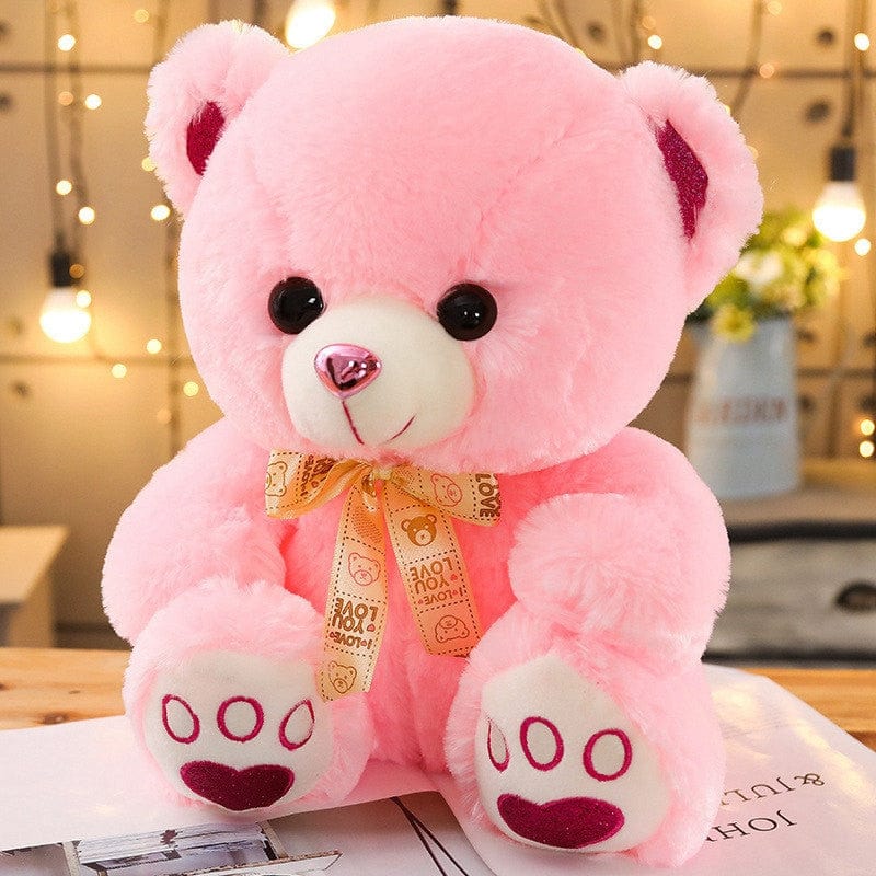 Peluche Ourson Arc-en-ciel avec un délicat nœud