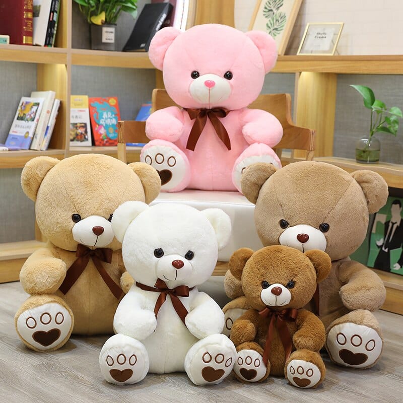 Peluche Ourson Arc-en-ciel avec un délicat nœud