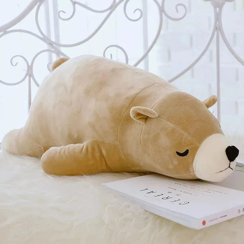 Ours en peluche géant brun et stylé