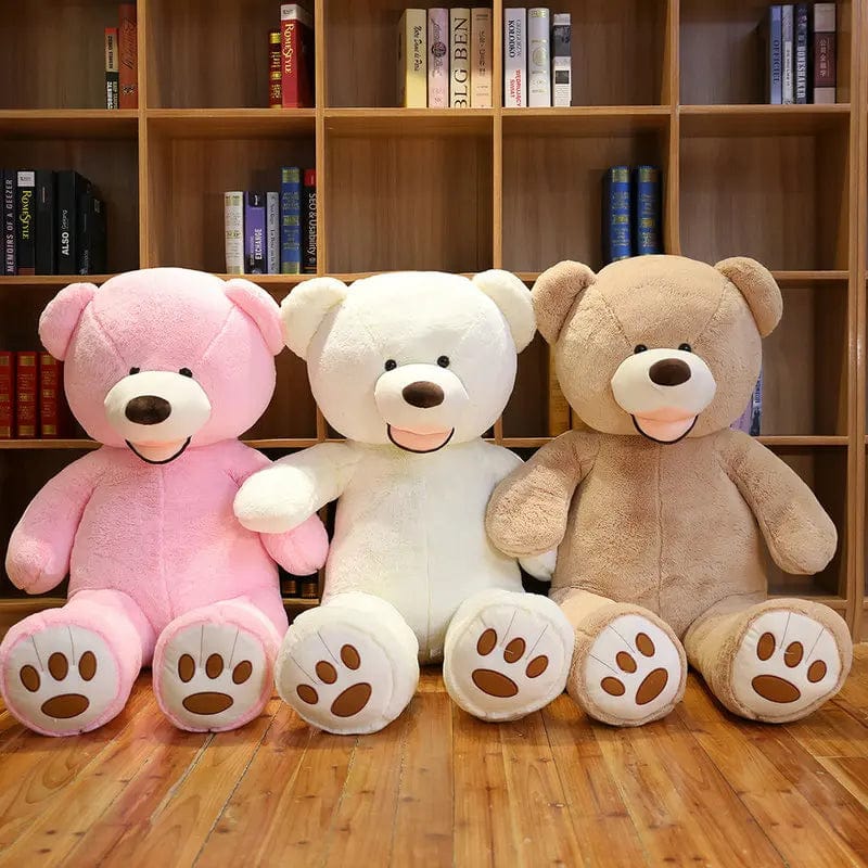 Ours en peluche géant coloré, souriant et tendance