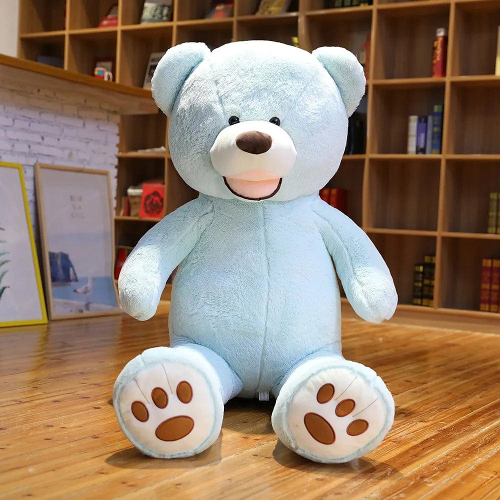 Ours en peluche géant coloré, souriant et tendance