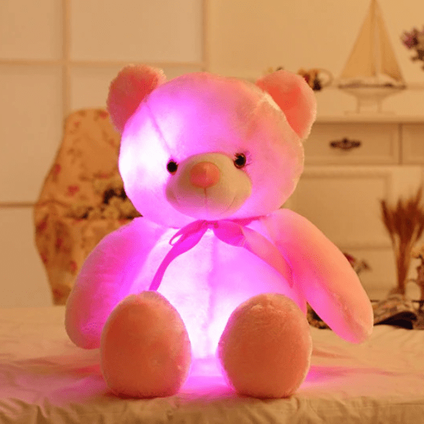 Ours en peluche lumineux