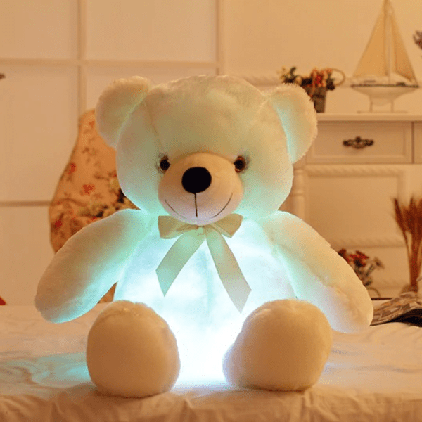Ours en peluche lumineux
