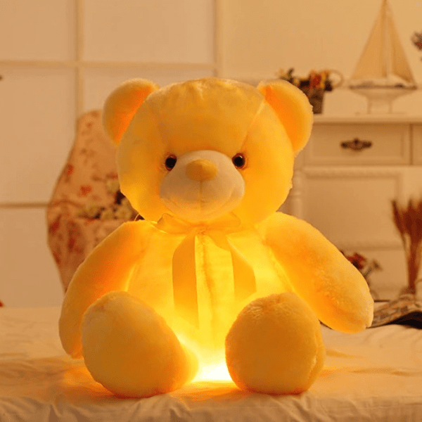 Ours en peluche lumineux