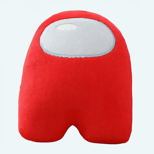 Peluche Among Us Rouge Douce Compagnon de Jeu Câlin Confort