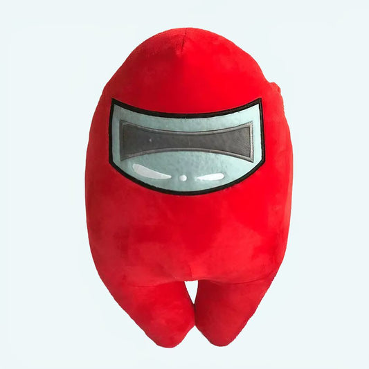 Peluche Among Us rouge - personnage adorable et doux