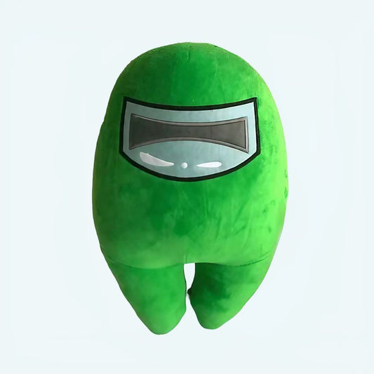 Peluche Among Us verte - Le compagnon doux idéal pour les fans de jeu !