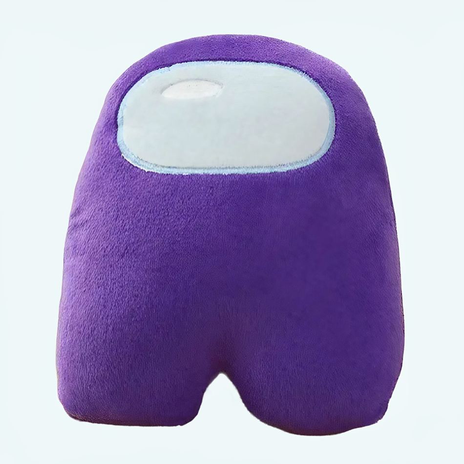 Peluche Among Us violette douce - Idéale pour les câlins des enfants