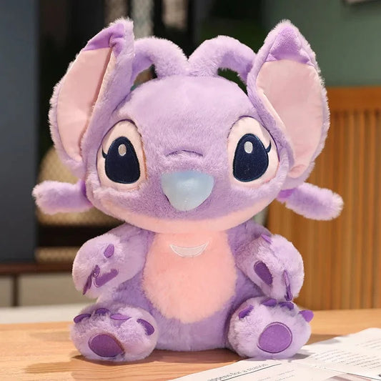 Peluche Angel violet avec de grandes oreilles