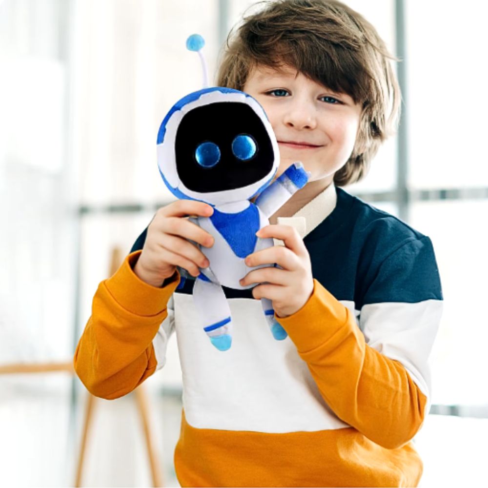 Peluche Astro Bot - Douce compagnie spatiale pour enfant