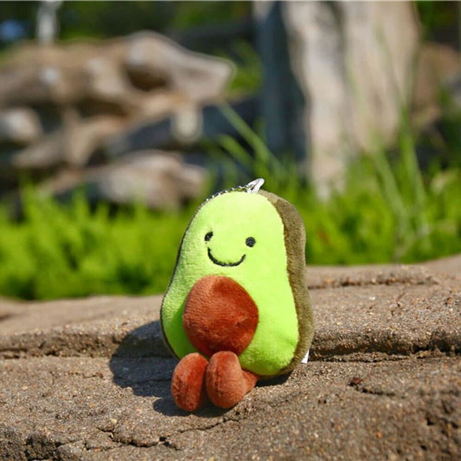 Peluche avocat vert porte-clés adorables