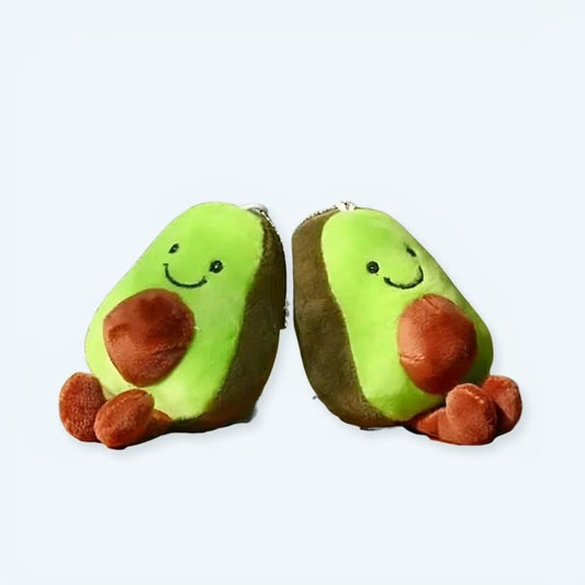 Peluche avocat vert porte-clés adorables