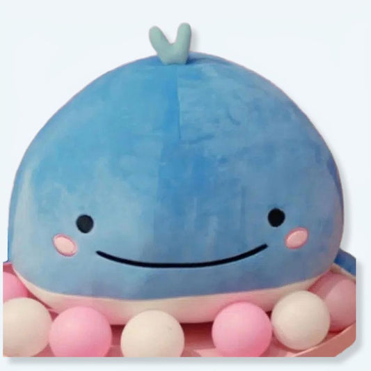 Peluche Baleine Bleue Ocean Douce Câline Enfant Hiver