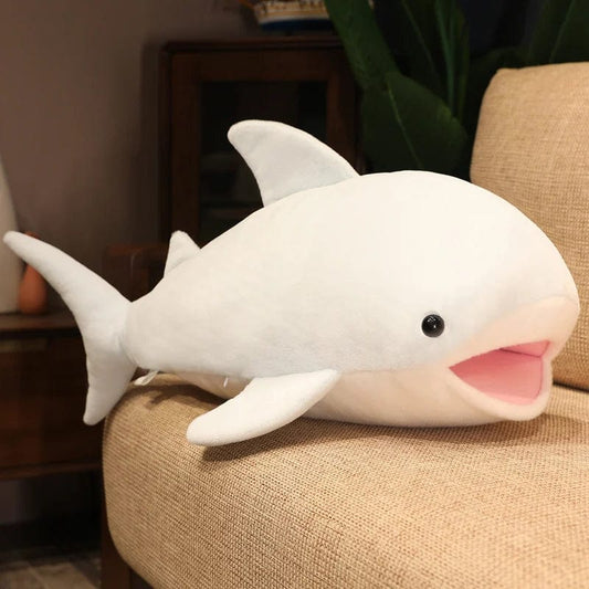Baleine bleutée gentille - Peluche de qualité