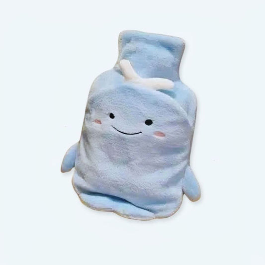 Bouillotte Peluche Baleine : Chaleur Douillette pour l'Hiver Cosy
