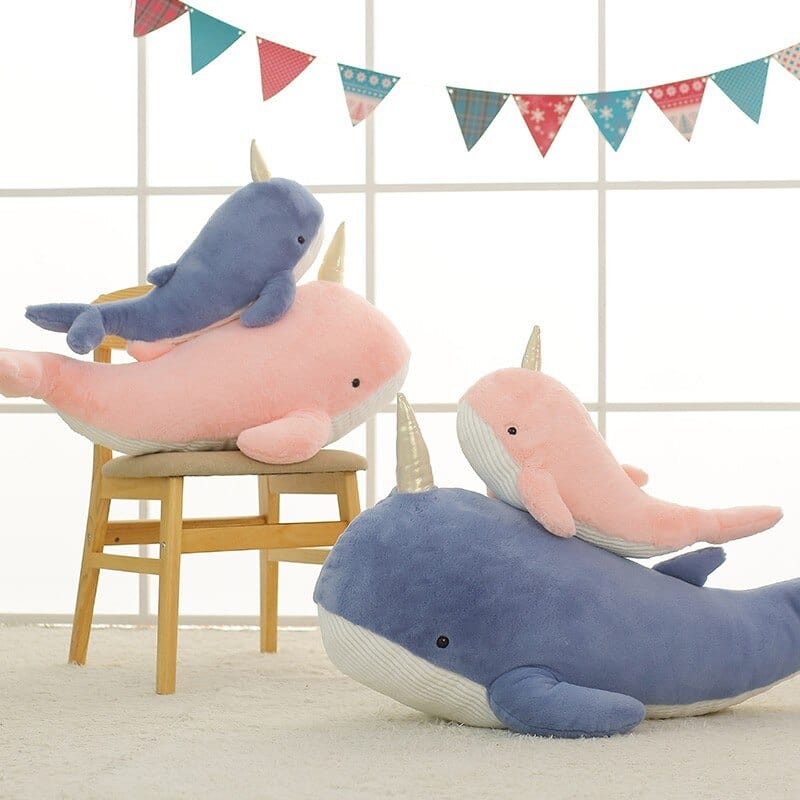 Peluche Baleine Licorne Géante