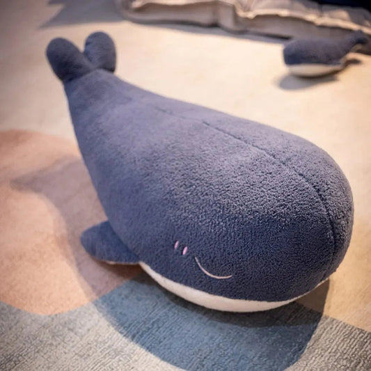 Peluche Baleine Géante Bleue
