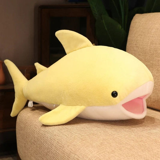 Peluche baleine jaune adorable
