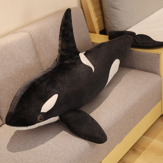 Peluche Whale Noir et Blanc