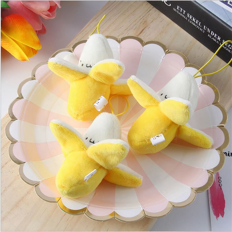 Peluche banane Banana Fun Jaune, e et Douce