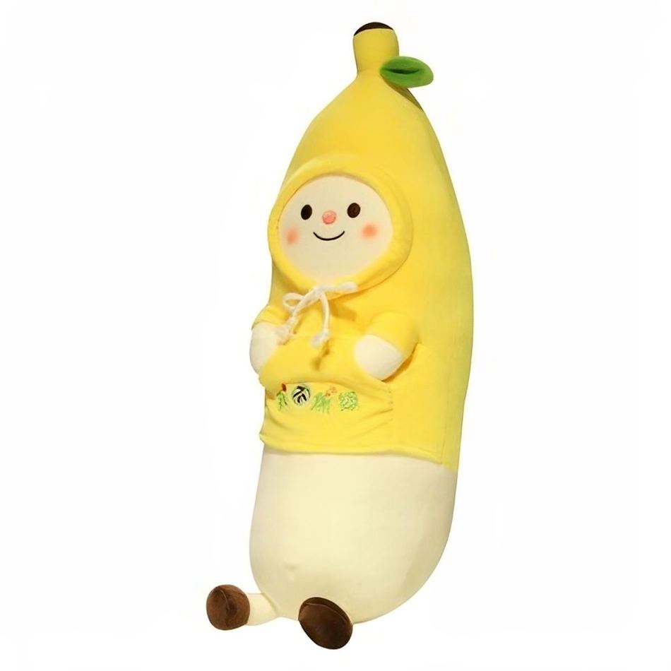 Peluche banane Kawaii pour une chambre d'enfant douce et moelleuse