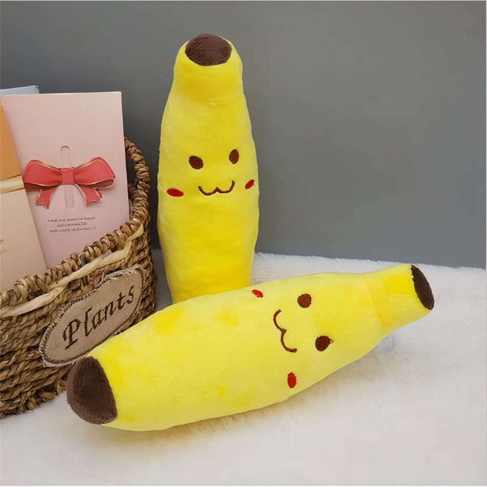 BananeCâlin - Peluche Sourire Jaune Fruit Doux Enfant