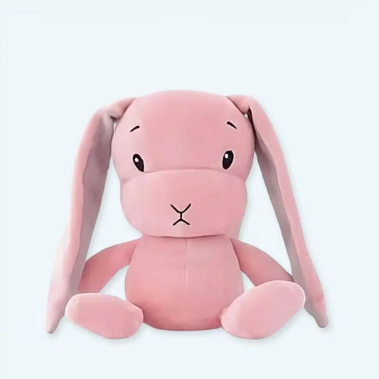 Peluche Lapin Rose à Longues Oreilles